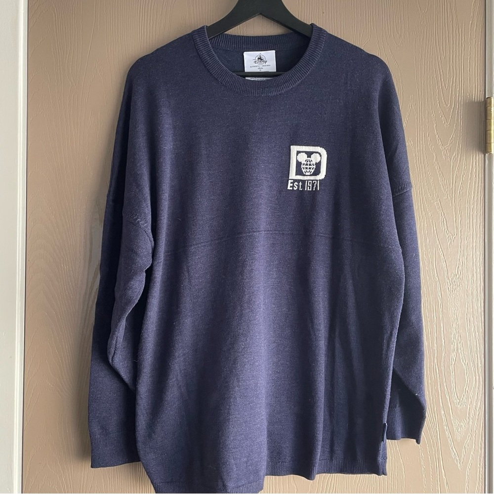 Disney WDW Walt Disney World Wool Knit Spirit Jersey Sweater Size Small